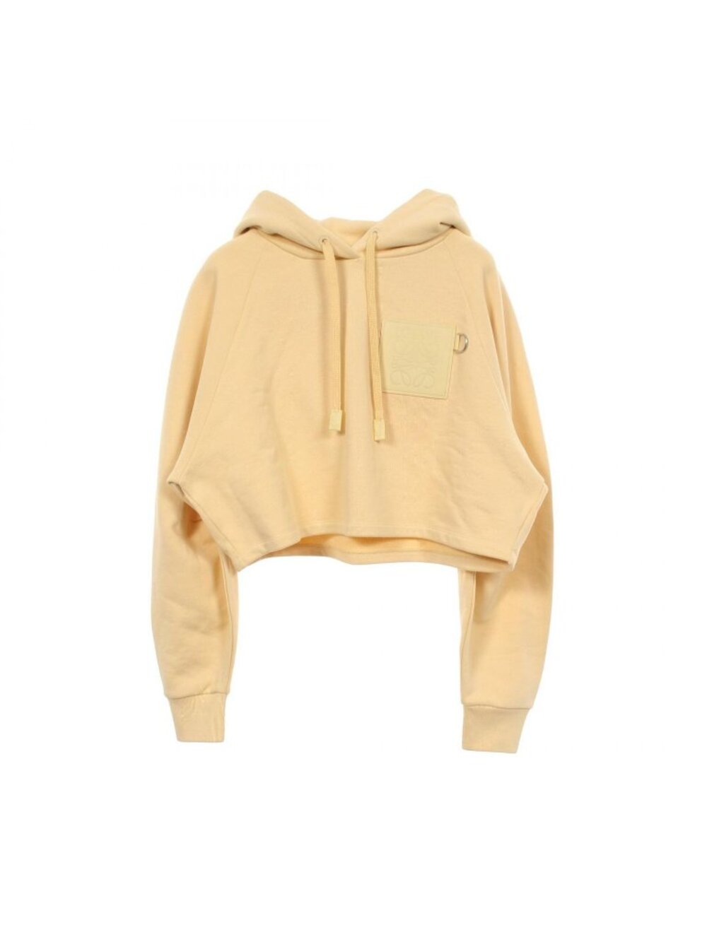 Loewe Hoodie Anagram Cropped Cotton
